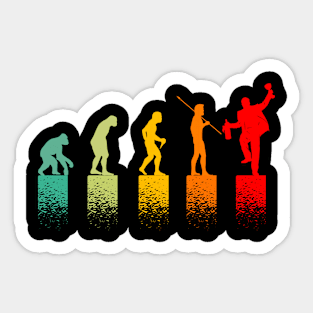 Evolution Apéro idee cadeau Homme drôle Sticker